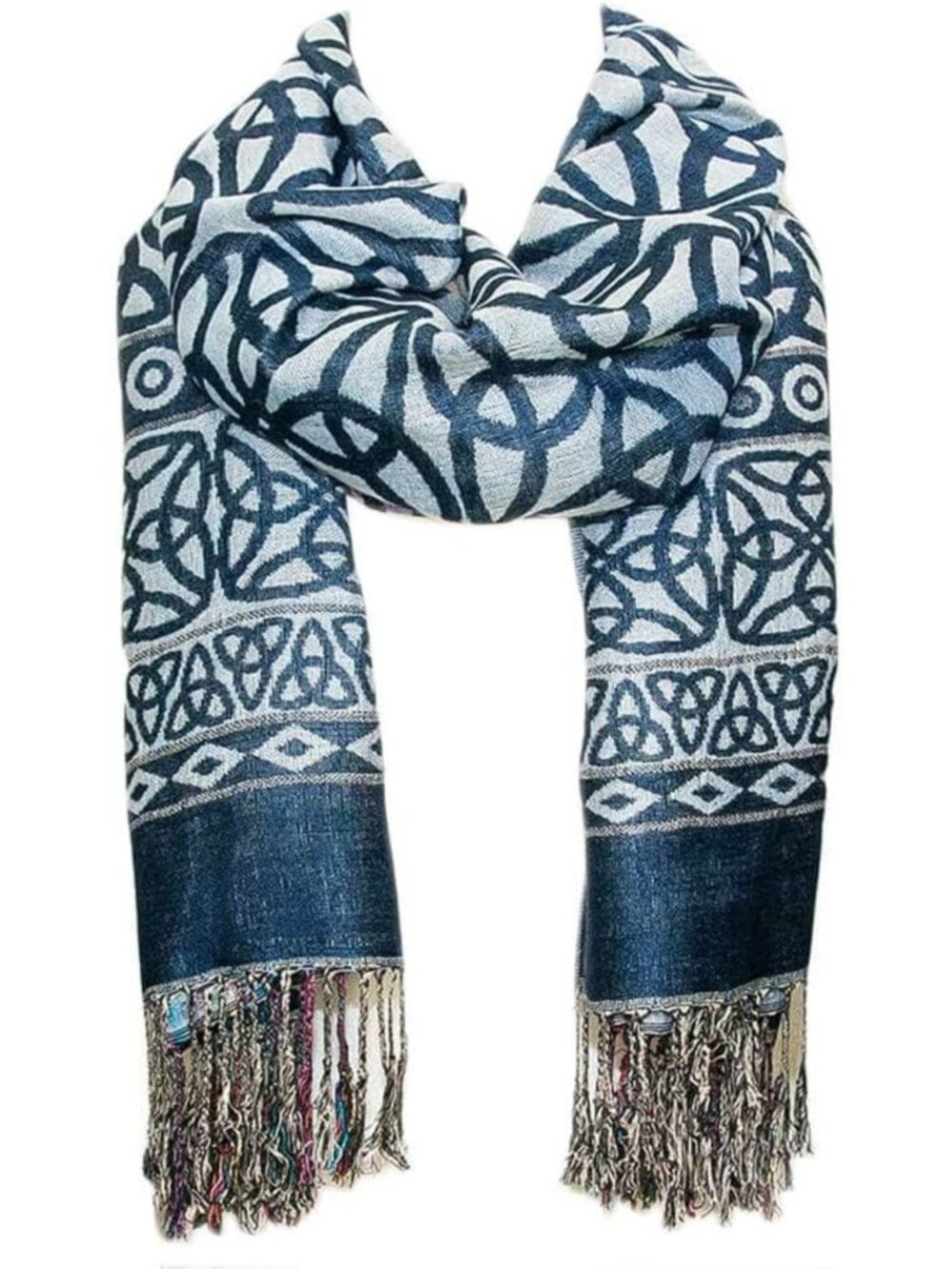 Super Soft Ladies Celtic Scarf - Ancient Design, Versatile Fashion Accessory
